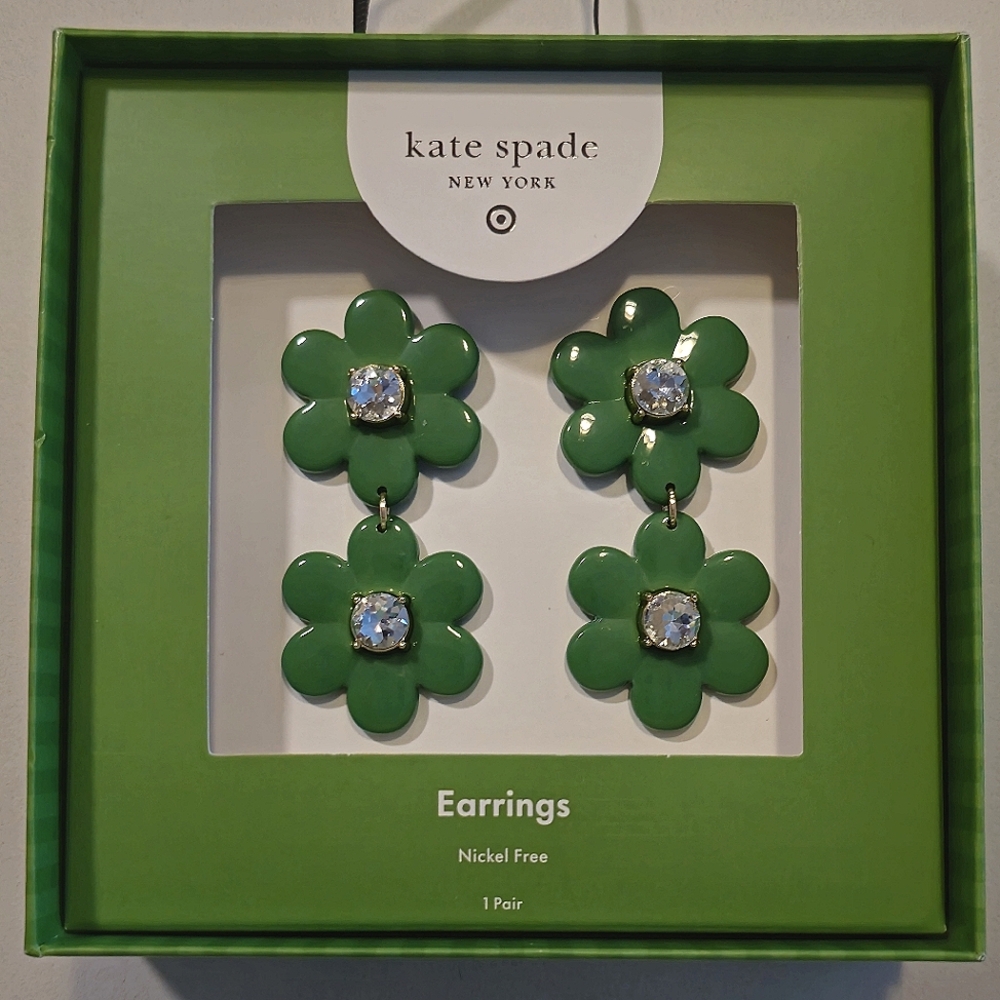 Kate Spade New York x Target- Floral Linear Earrings